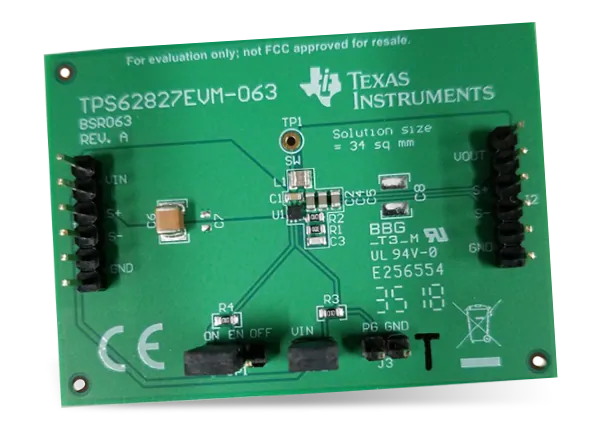 TPS62827 – 2.4V-5.5V input, 4A step-down converter with 1% Accuracy