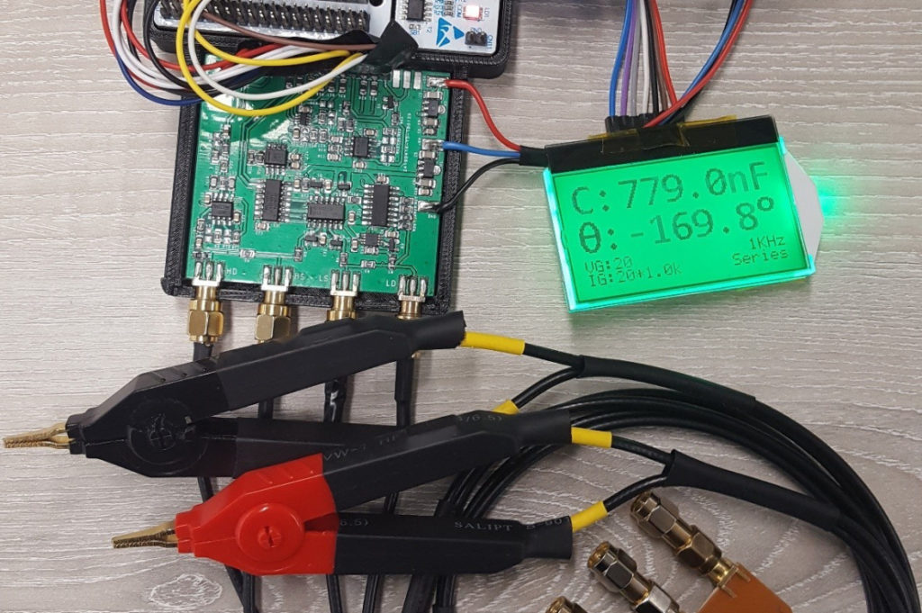 Low cost high accuracy STM32 FFT LCR meter