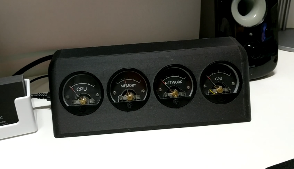 DIY Analog Resource Monitor for your PC DIY Analog Resource Monitor for your PC