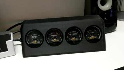 DIY Analog Resource Monitor for your PC