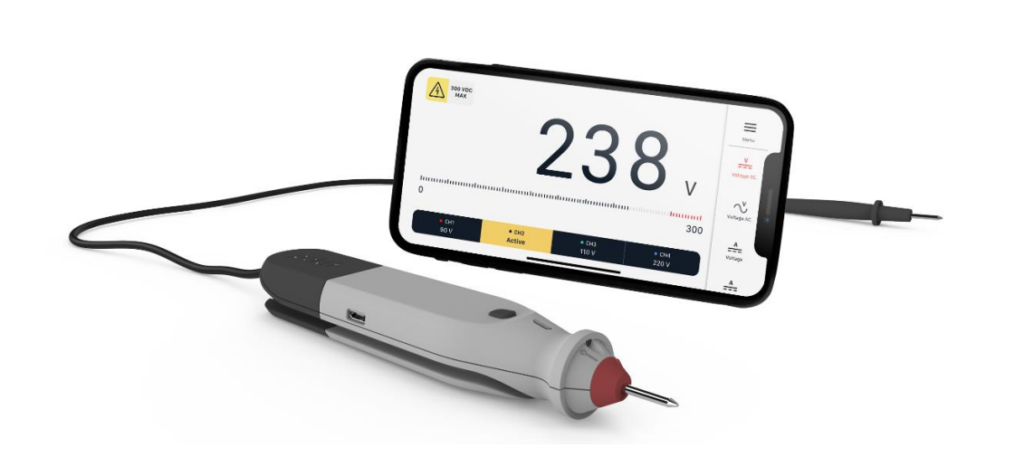 Pokit PRO – a multichannel multimeter, oscilloscope and logger