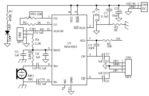 DIFFERENTIAL MICROPHONE PRE-AMPLIFIER – BuildCircuit.COM