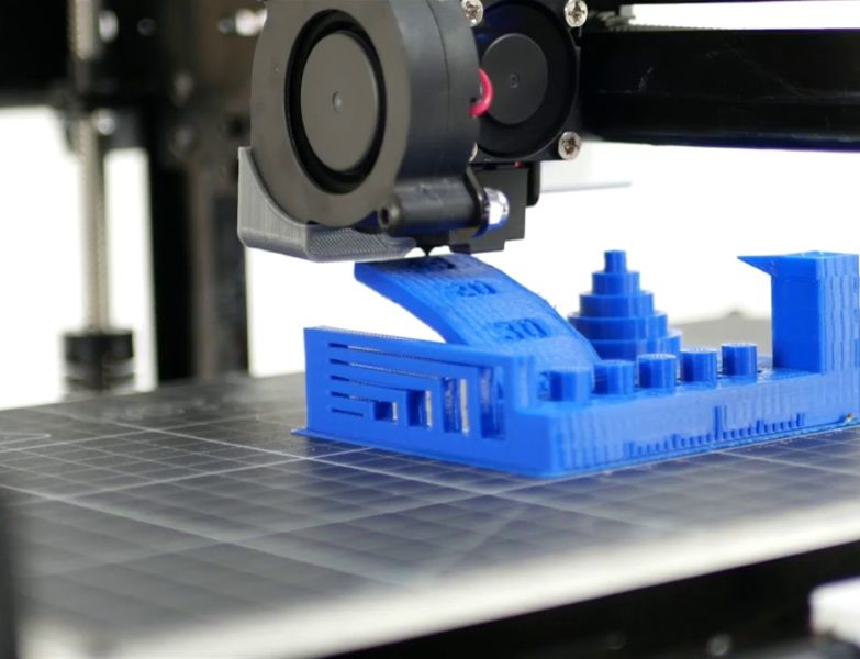 AXIS 3D Printer Dual Material Printing at 125