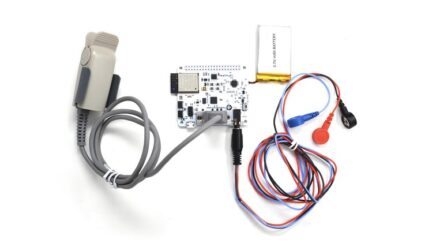 HealthyPi v4 – Unplugged, monitors vital signs using ESP32