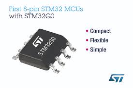 8-pin STM32 MCUs mix performance, compactness and flexibility