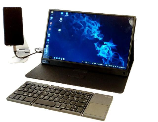 Sm@rtDock 15 Touch is a 15″ 2-in-1 Laptop Dock for Samsung DeX Devices and Smartphones with a USB-C Port