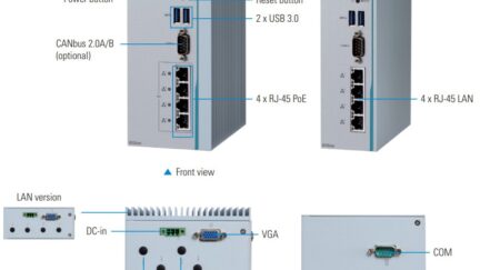 Axiomtek’s Announced Four-PoE DIN-Rail Edge Computer for IP Video Surveillance – ICO320-83C
