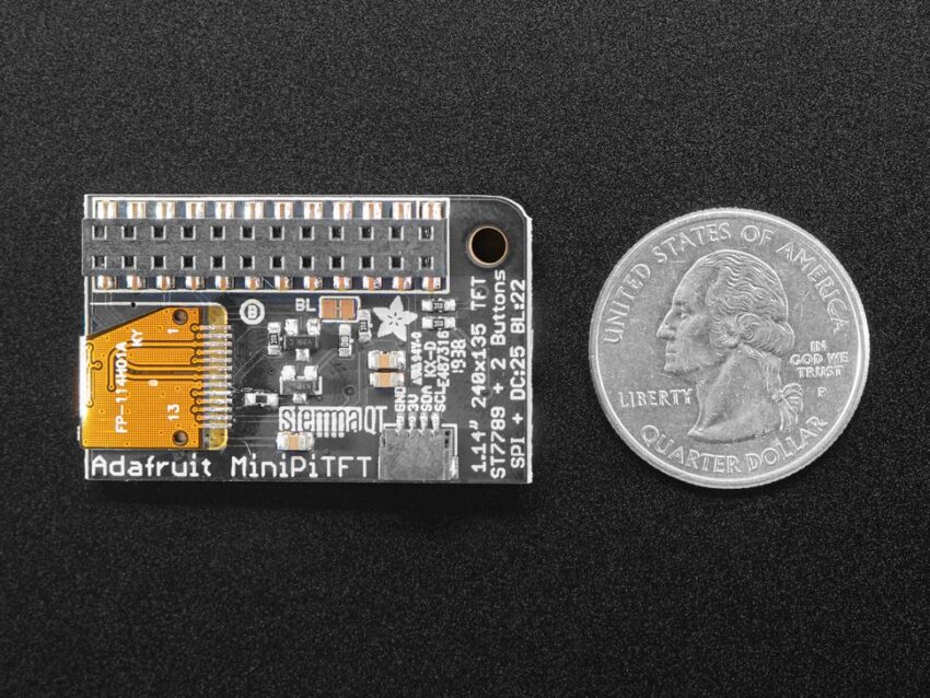 Pitft Display Adafruit Releases 1.14-Inch Mini PiTFT Display for the Raspberry Pi ...