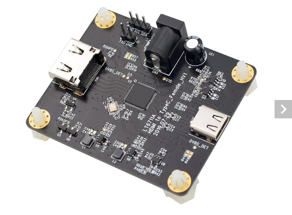 Display Adapter For HDMI To Type-C With DP And PD Function