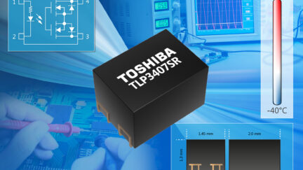 Toshiba Launches Voltage Drive Photorelay with a Tiny 2.9mm2 Footprint