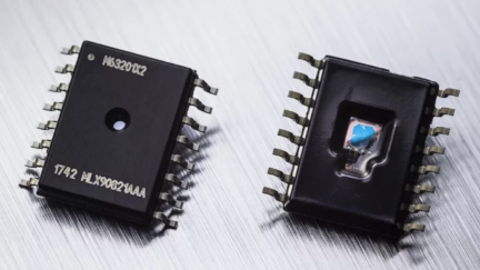 The MLX90821 measures pressures that dip down to 50 mbars
