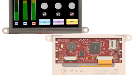 4.3″ gen4 Series Intelligent Display Module with DIABLO16 Graphics Controller