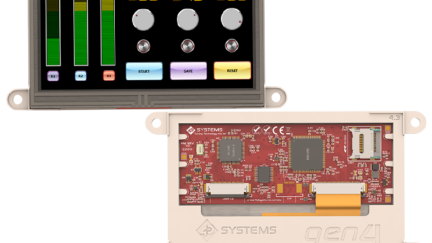 4.3″ gen4 Series Intelligent Display Module with DIABLO16 Graphics Controller