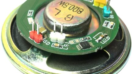 Mini Speaker Attached Audio Amplifier using TS4871
