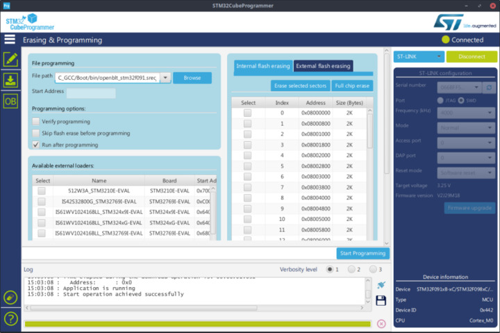 STM32CubeProgrammer – New version compatible with the latest STM32 MCUs & MPUs