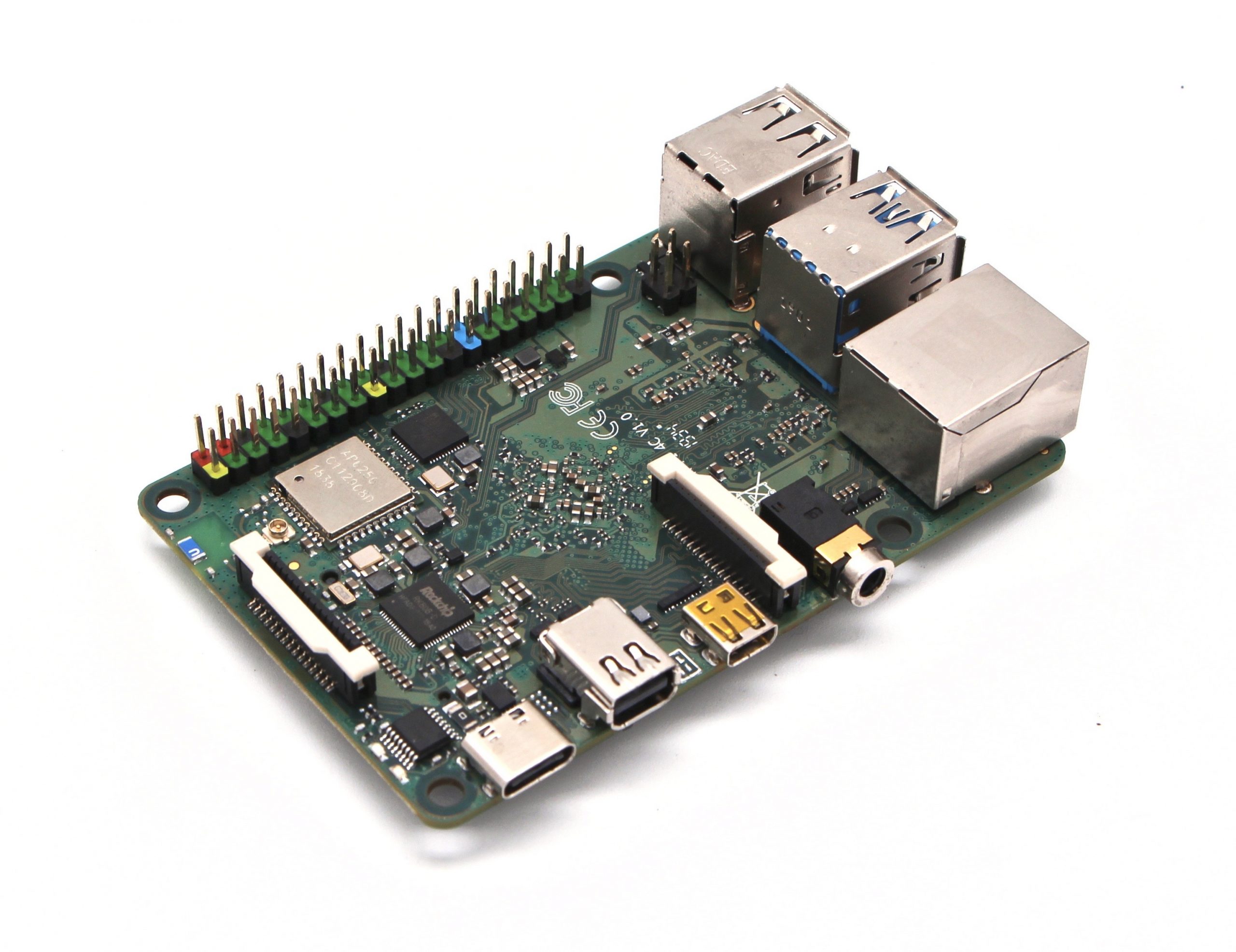 Rock Pi 4C SBC to Support Dual Display Setups via micro HDMI and mini DP Ports