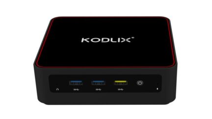 Kodlix GK45 Gemini Lake Mini PC Supports up to 3 SSDs, 3 4K Displays, and Dual Gigabit Ethernet