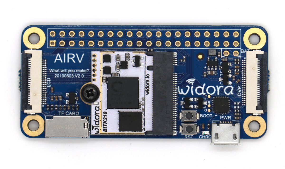 Widora Teases Compact Kendryte K210-Powered Binocular Facial Recognition Board