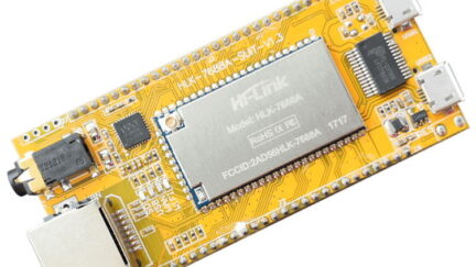 HLK-7688A OpenWrt Development Board Comes with an Audio Jack