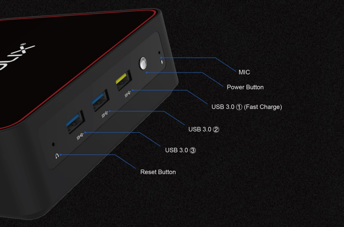 Kodlix GK45 Gemini Lake Mini PC Supports up to 3 SSDs, 3 4K