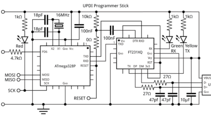 Program ATtiny 0-Series Chips with a Miniature UPDI Dongle