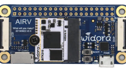 Widora Teases Compact Kendryte K210-Powered Binocular Facial Recognition Board