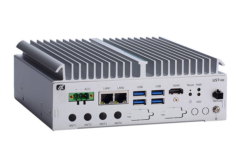 Ultra-compact Fanless Embedded System for In-Vehicle Video Analytics Applications – Axiomtek’s UST100-504-FL Ultra-compact Fanless Embedded System for In-Vehicle Video Analytics Applications – Axiomtek’s UST100-504-FL