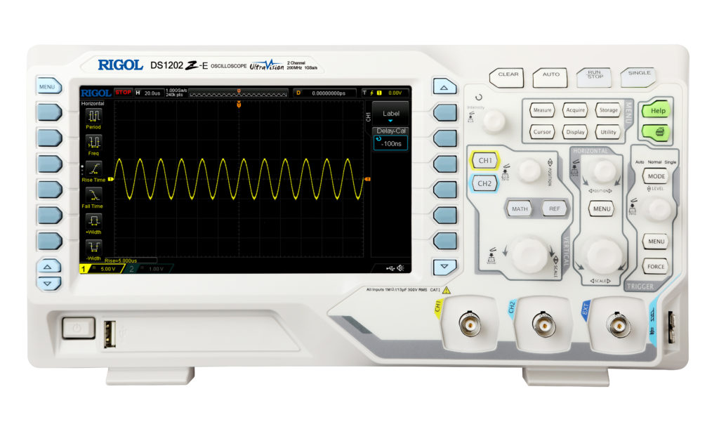 New 200MHz DS1202Z-E to RIGOL’s Popular DS1000Z Series Oscilloscopes