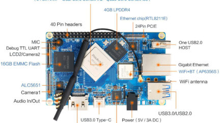 The new Orange Pi 4 has two new variants with RK3399