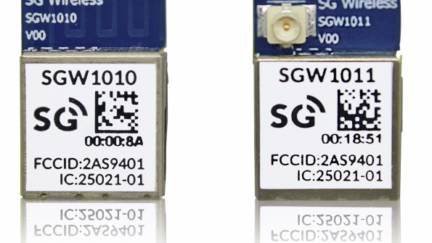 SGW1011 modules employ Nordic’s nRF52840 SoC to provide complete RF solution for IoT applications