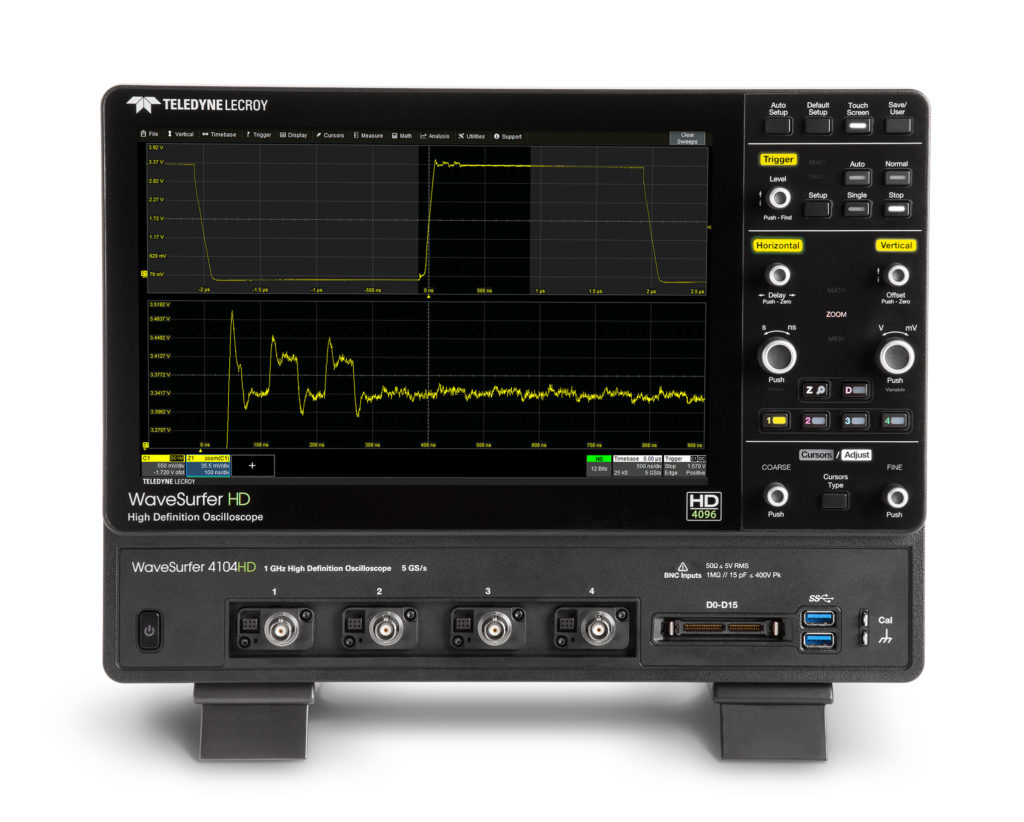 Teledyne LeCroy WaveSurfer 4000HD High Performance 4-channel 12-bit Oscilloscopes