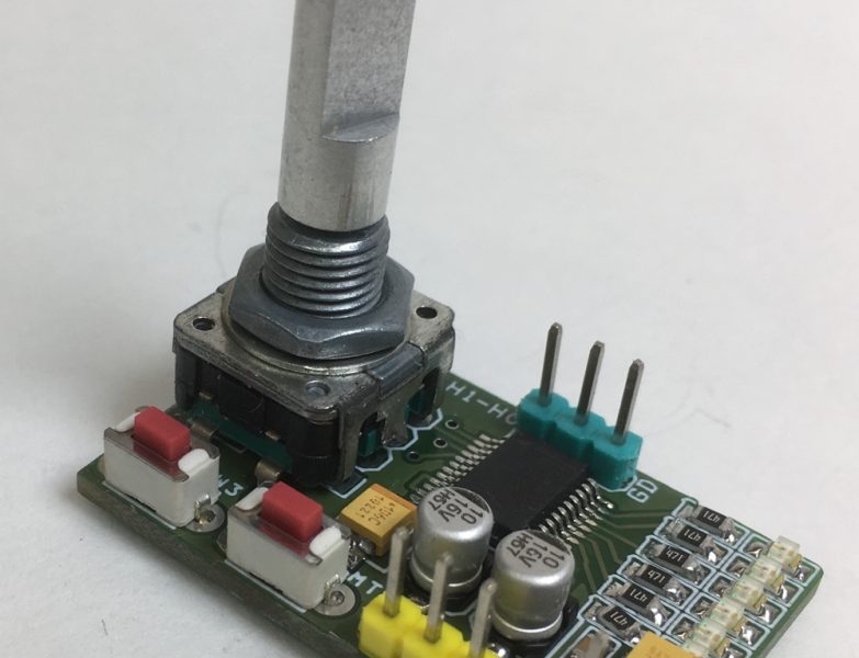 Stereo volume and balance control with Rotary Encoder using MAX5440