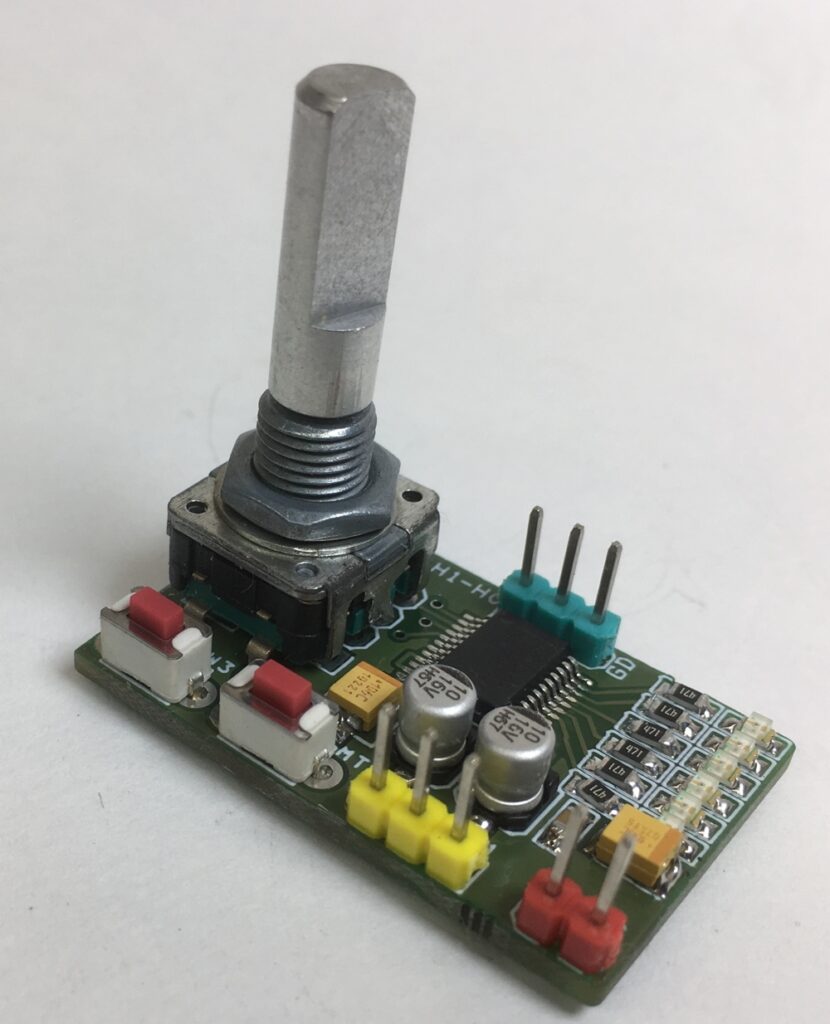 Stereo volume and balance control with Rotary Encoder using MAX5440