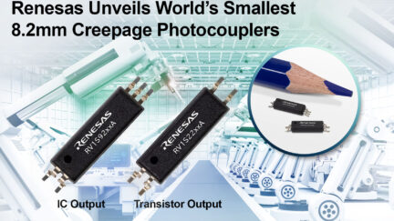 Renesas Electronics Announces World’s Smallest Photocouplers for Industrial Automation