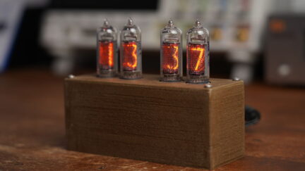 Arduino IN-14 Nixie Clock with a DS1307 RTC