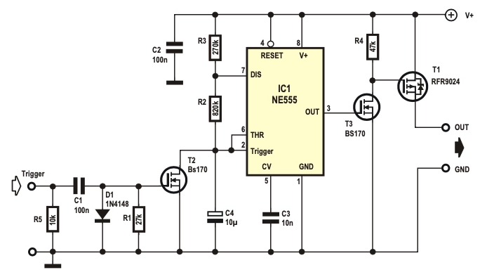 Free Elektor Circuit – An NE555 Watchdog Timer Free Elektor Circuit – An NE555 Watchdog Timer