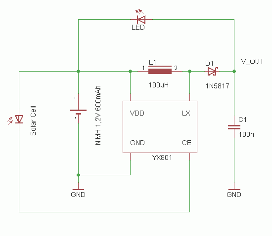 YX8018 IC z.b Transistor solarladeregler 