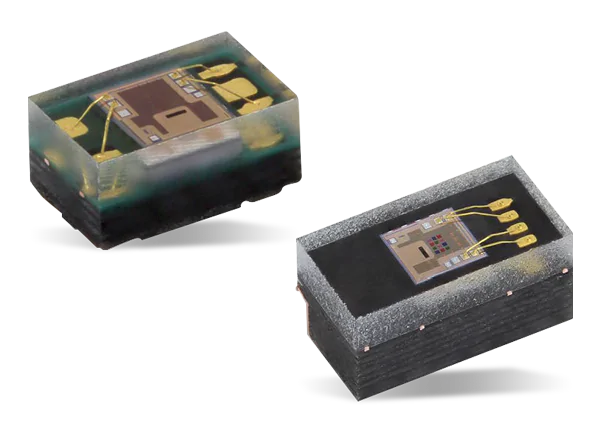Vishay’s Integrated RGBC-IR Color Sensors With I²C Interface in Low Profile Packages