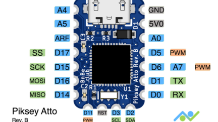 Piksey Atto: An incredibly tiny, Arduino compatible board with USB!