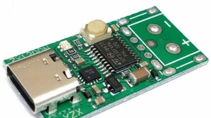 Simple adapter board turns a USB-C power supply into a variable voltage source
