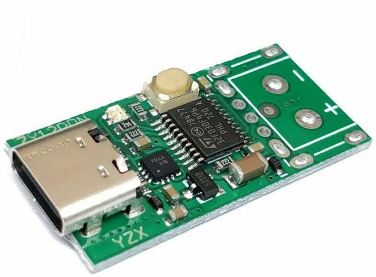 Simple adapter board turns a USB-C power supply into a variable voltage source