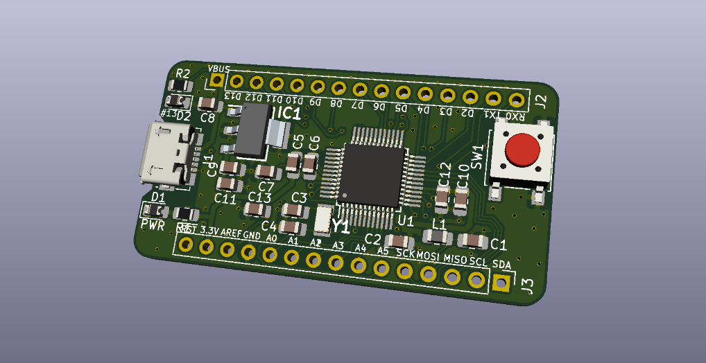 SAMD21G18A Development Board