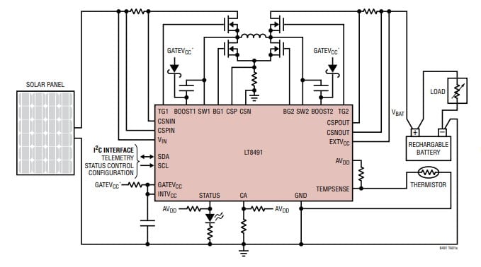 Buck Boost Battery Charge Controller With Mppt And I2c Electronics Lab Com - Diy Mppt Charge Controller