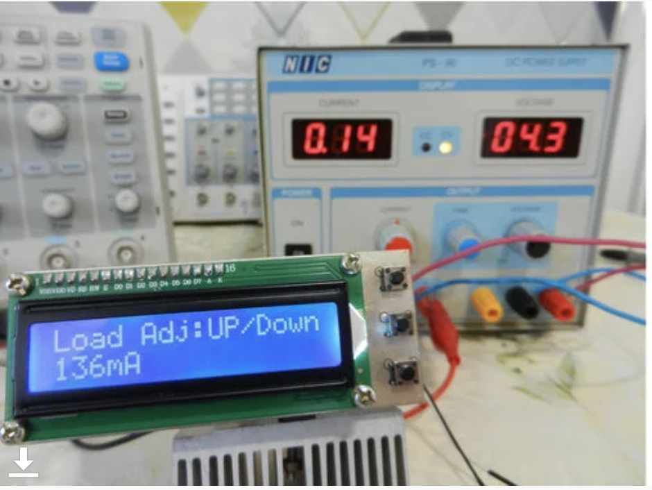 Arduino LCD Battery tester