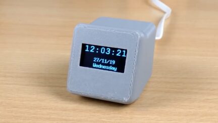 Network Clock using ESP8266 and OLED display
