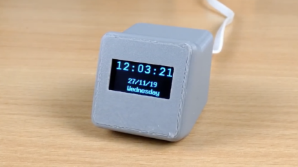 Network Clock using ESP8266 and OLED display