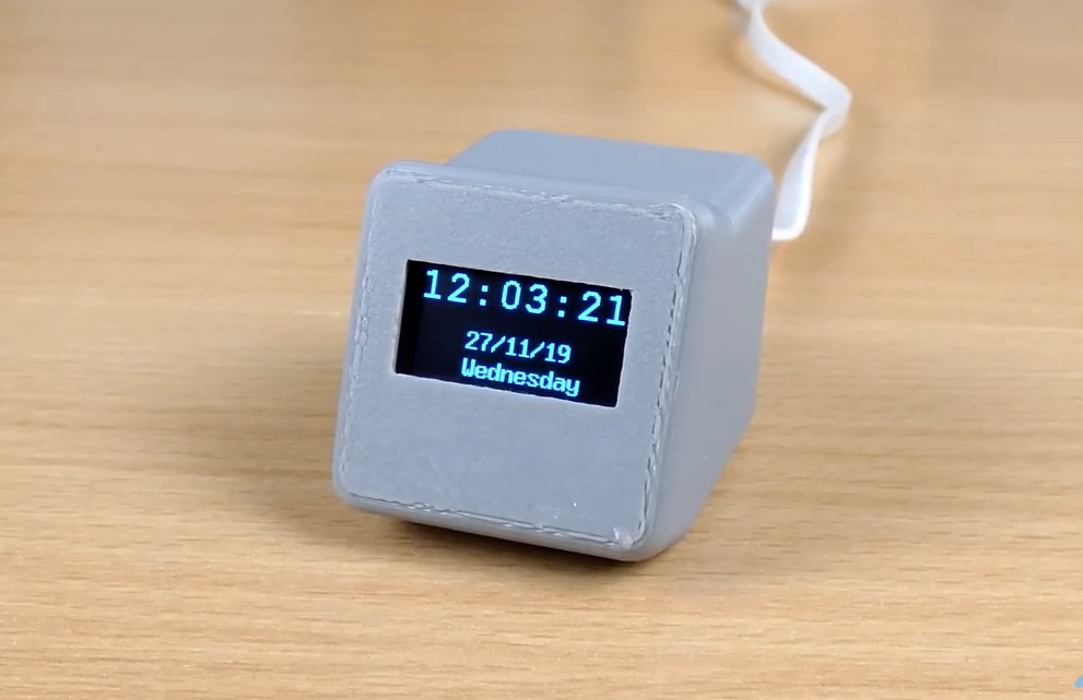 Network Clock using ESP8266 and OLED display