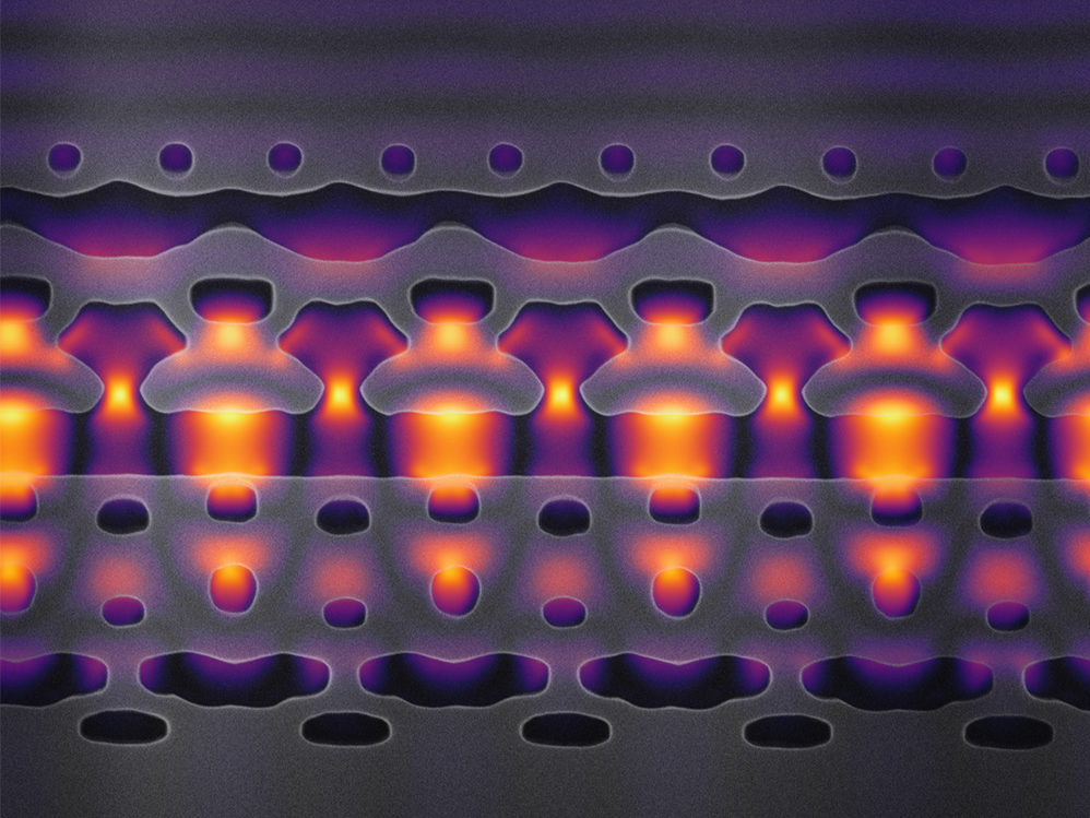 Particle accelerator fits on a chip