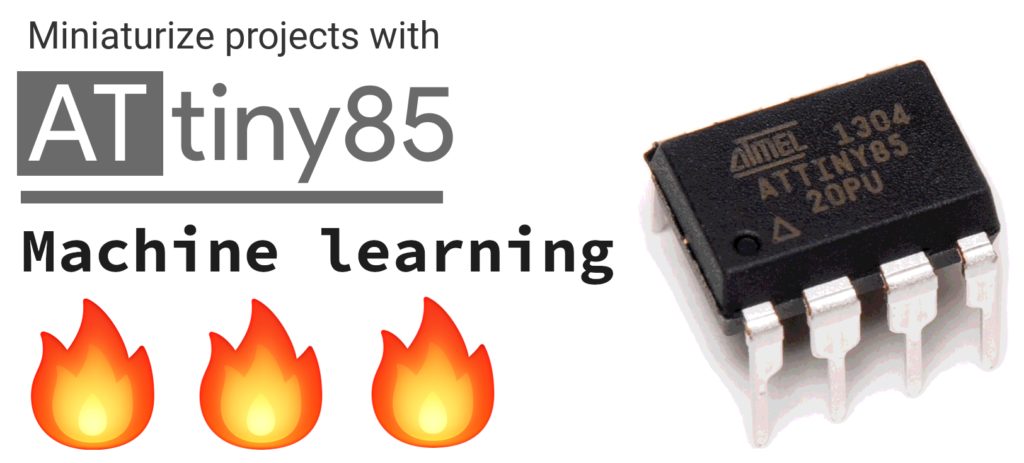 Embedded Machine learning on Attiny85