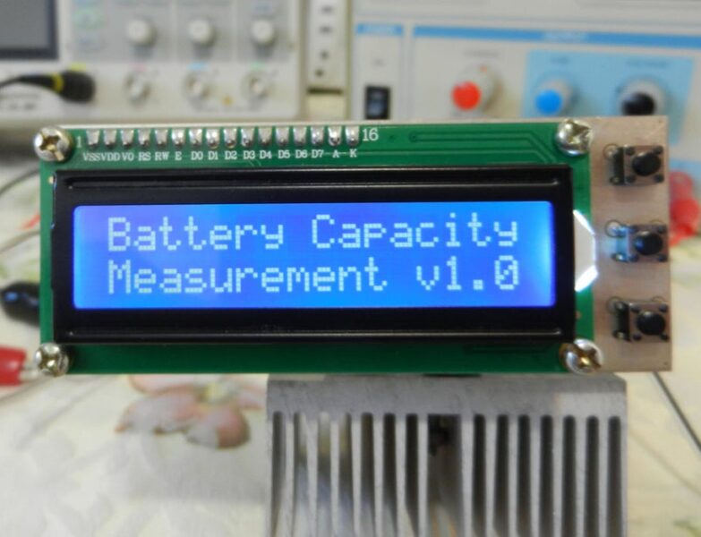 Battery (Lithium, NiMH, NiCd) Capacity Tester Using Arduino